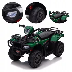    QUAD ELECTRIC PENTRU COPII, ALIMENTAT DE BATERIE, VEHICUL MARE, 2 MOTOARE LUMINA LED