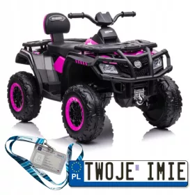    VEHICUL QUAD CU BATERIE S615 24V PENTRU COPII 4X80W RADIO PIELE ECO EVA LED