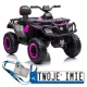  VEHICUL QUAD CU BATERIE S615 24V PENTRU COPII 4X80W RADIO PIELE ECO EVA LED
