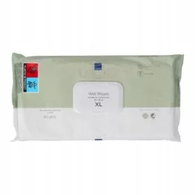    Servetele igienice fara parfum Servetele umede Abena, straturi mari. 50 buc.