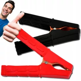    Cleme de pornire 100A Cleme crocodil 10cm Clemă pentru cabluri redresoare