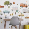 Autocolante de perete Dekoracjan cu mașini 100 × 100 cm