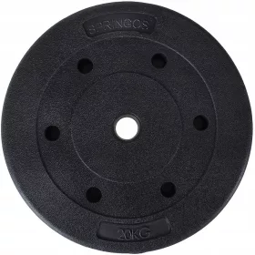    DISC DE ÎNCĂRCARE BITUMINALĂ 20KG GYM 29mm PLACĂ DE EXERCIȚII COMPOZĂ