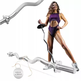    Mreană SPORT BLAST, bară ușor spartă, 120 cm / 28 mm, 6,2 kg