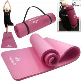    SALATEA DE ANTRENAMENT GIMNASTIC PENTRU EXERCIȚII DE YOGA FITNESS GROSĂ 1,5cm NBR 190x63cm