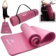 SALATEA DE ANTRENAMENT GIMNASTIC PENTRU EXERCIȚII DE YOGA FITNESS GROSĂ 1,5cm NBR 190x63cm