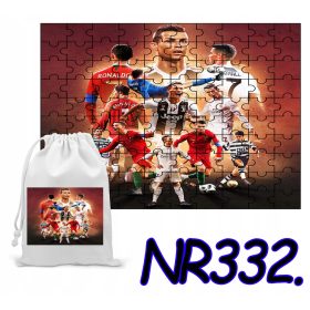    PUZZLE 110 PIECI. CRISTIANO RONALDO MULTICLUB PUZZLE + GEANT IMPRIMAT