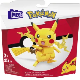    Mega Construx Construiește și Expune Pokémon - Pikachu GKY95