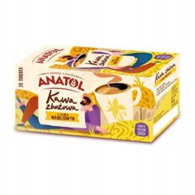    Cafea expres ANATOL cu aroma de vanilie, cereale vanilie 84g