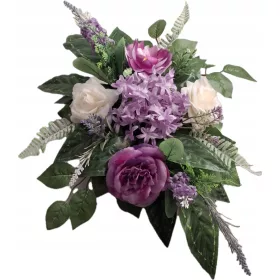 Aranjament Primăvaratic Violet din Flori Artificiale