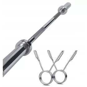    Prindere olimpica 20 KG | Mreană 220 cm | Capacitate de încărcare 300 kg | Oţel inoxidabil