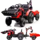  MEGA TRACTOR CU REMORCĂ EXCAVATOR ÎNCĂRCĂTOR 12V PUTERE 90W TELECOMANDĂ