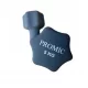  Set gantere 10KG, fonta din cauciuc gri, 2 X 5kg PROMIC