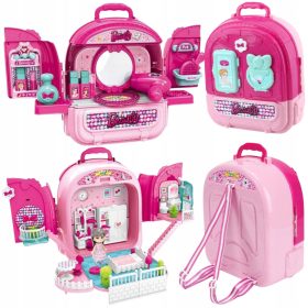    Masa de toaleta, VALIZA, casa de papusi, RUCSAC, set de frumusete 3 in 1 pentru fete