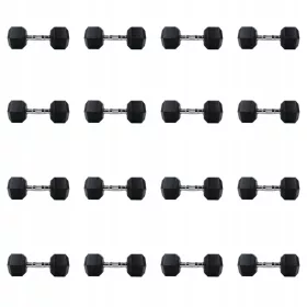  SET de gantere hexagonale 2 X 2,5-20 KG 180 KG CAUUCUC