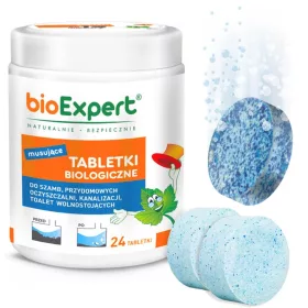    Tablete BIOLOGICE bioExpert 24 buc Tablete pentru FOSA SEPTICA contra MIROS 2 ANI