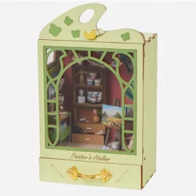    Casa in miniatura - camera pictorului, cabinet de curiozitate