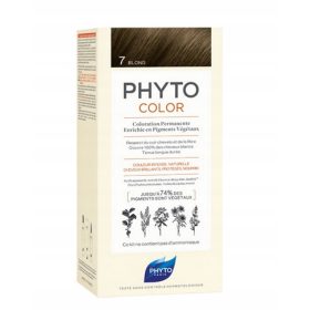   Vopsea de Păr PHYTOCOLOR 7 Blond - Colorare Durabilă cu Pigmenți Vegetali