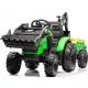 TRACTOR CU REMORCA 12V BATERIE EXCAVATOR PUTERE 90W TELECOMANDA