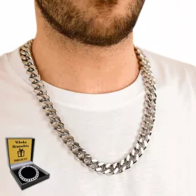   GROS Bărbați Lanț din argint Lanț blindat DURABLE ELEGANT