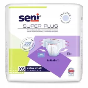  Scutece SENI SUPER PLUS pentru adulti, XS, 10 buc