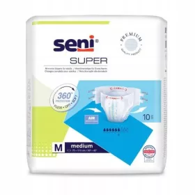  Pantaloni scutec Seni Super pentru adulti M 10 buc.