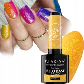    Claresa Hybrid Base Rainbow Jello Base 5g Galben galben miere cu folie