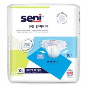  Pantaloni scutec Seni Super pentru adulti XL 10 buc.