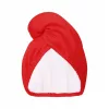 Turban reversibil pentru păr GLOV de culoare roșie