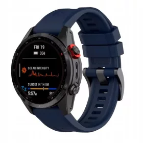   CUREA 26 MM MONTARE RAPIDA GARMIN FENIX 7X PRO 6X 5X ENDURO 2 EPIX 51 ALBASTRU MARIN