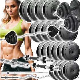  Set de culturism Be-Active.pl 90 kg