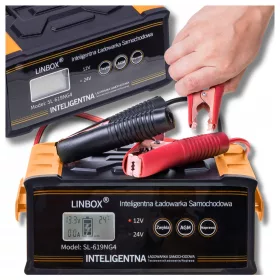  Redresor Baterie Auto 24V 12V 25A AGM START-STOP AUTOMAT
