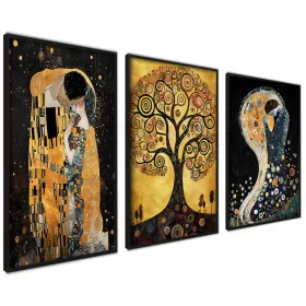   Set de 3 Postere cu Rame - Decorațiuni Elegante și Minimaliste pentru Orice Interior