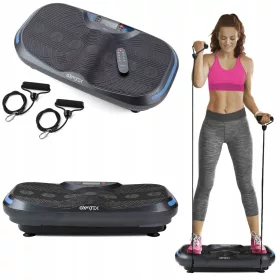    VIBRAȚIE PLATOFRMA MASAGE 3D VIBRANT CU TELECOMANDĂ ȘI LEGĂTURĂ XP800 GYMTEK