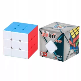    Cub puzzle original 3x3 Sengso Legend fără autocolante + suport