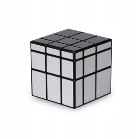  QiYi MIRROR CUBE 3x3 Asimetric Silver + QiYi Base