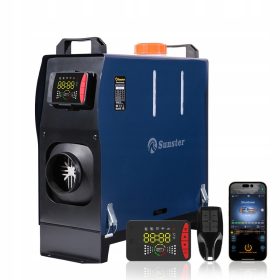    INCALZITOR PE BENZINA WEBASTO SUFLANTA ULEI 8KW 12/24V BLUETOOTH LCD