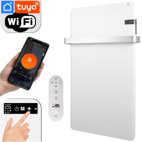    Radiator baie electric WERTBERG IR 8.50, telecomanda Tuya WiFi + cuier