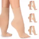  Șosete din microfibră Fenome BEIGE 3-PACK 60 DEN, opace, mate, fără presiune