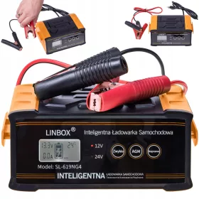  Redresor auto inteligent 24V 12V 25A AGM START-STOP Baterie