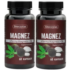   Magneziu în 4 Forme + Vitamina B6 - Supliment Alimentar, 60 Capsule