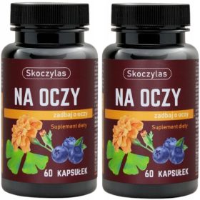   Supliment Alimentar pentru Ochi cu Extract de Afin și Ginkgo Biloba - 2 x 60 Capsule