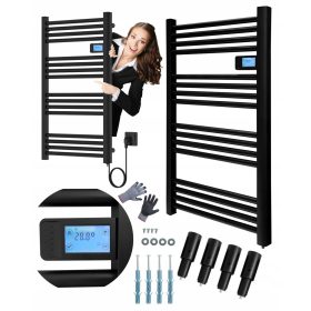    SCARA ELECTRICA calorifer baie 500W LCD 96 cm x 54 cm negru LUX