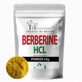  Supliment Alimentar Berberina HCL 50g - Sprijin pentru Sănătatea Metabolică și Cardiovasculară