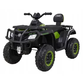    24v +4x80W +3-8 ani Quad electric alimentat cu baterie pentru copii Verde