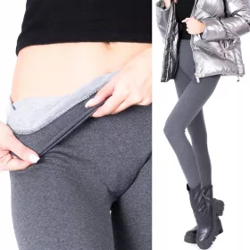    Leggings dama Fenome 113 melange clasic lung, marime universala