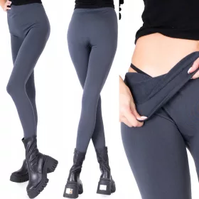    Leggings dama Fenome 113 grafit clasic lung, marime universala