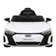  Audi RS E-Tron GT Telecomandă albă cu baterie cu transmisie 4x4 Radio MP3 LED