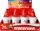 Set 12 Lumânări LED CORTINA Memor Red pentru Cimitir cu Baterii Incluse