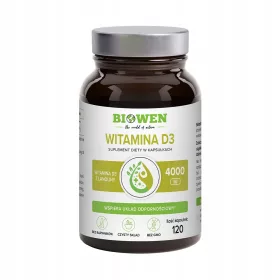 BIOWEN Vitamina D3 în Capsule - 120 capsule de 4000 IU